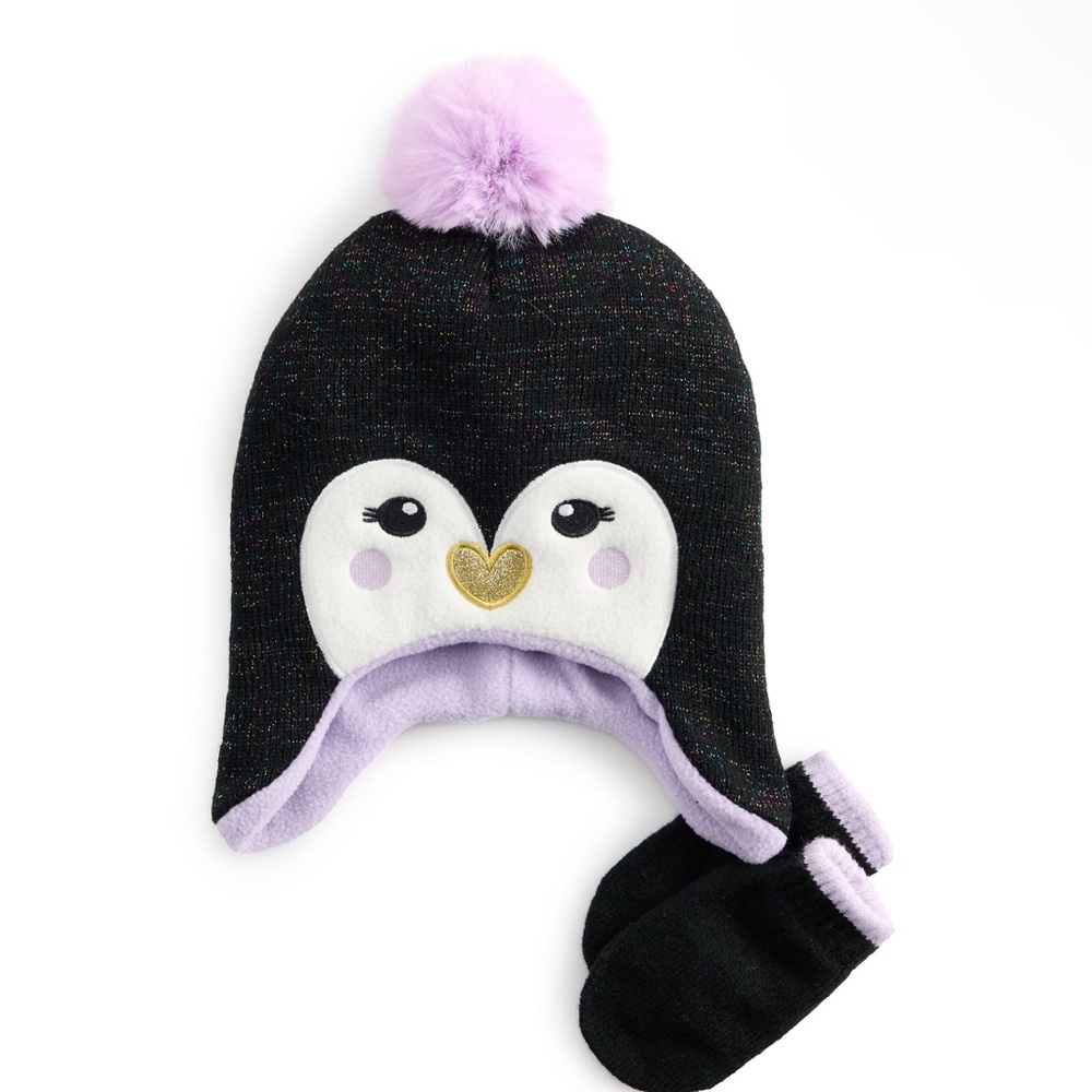 Addie & Tate Toddler Hat and Mittens Set